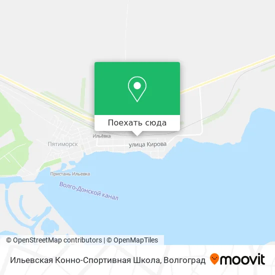 Карта Ильевская Конно-Спортивная Школа