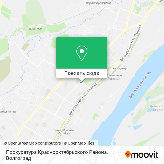 Карта Прокуратура Краснооктябрьского Района