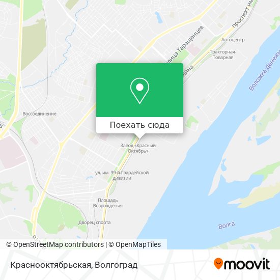 Карта Краснооктябрьская