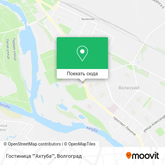 Карта Гостиница ""Ахтуба""