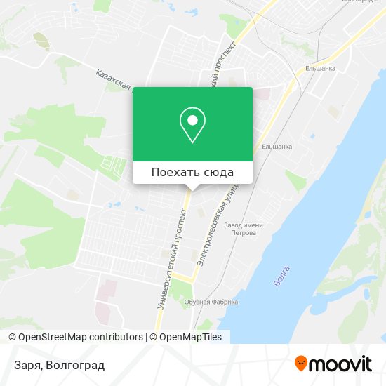 Карта Заря