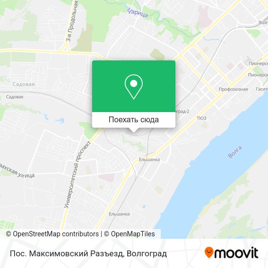 Карта Пос. Максимовский Разъезд