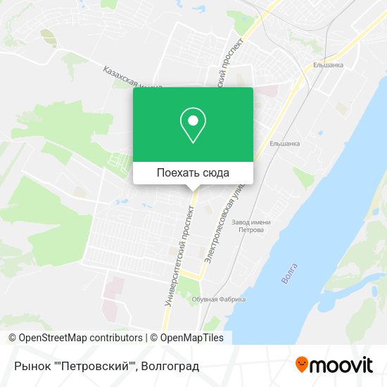 Карта Рынок ""Петровский""