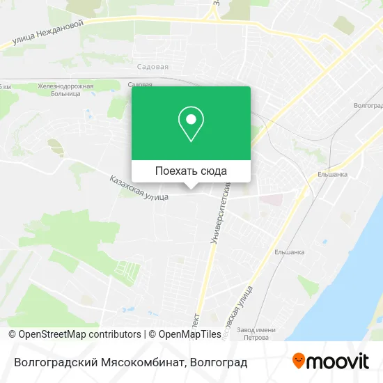Карта Волгоградский Мясокомбинат