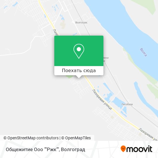 Карта Общежитие Ооо ""Ржк""