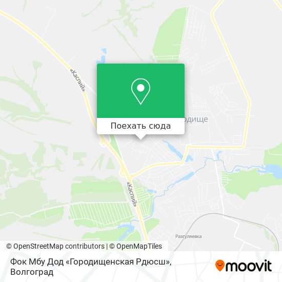 Карта Фок Мбу Дод «Городищенская Рдюсш»