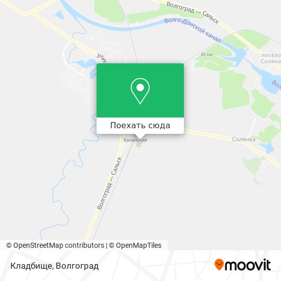 Карта Кладбище