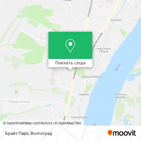 Карта Брайт Парк
