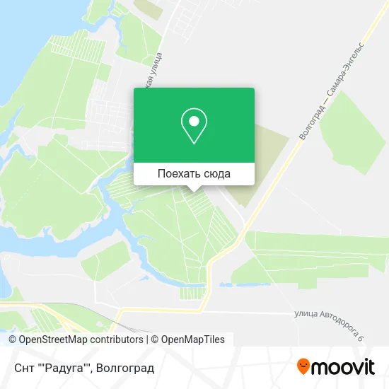 Карта Снт ""Радуга""