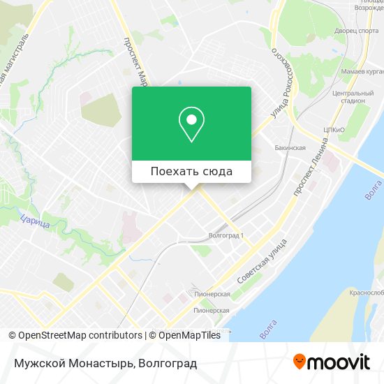 Карта Мужской Монастырь