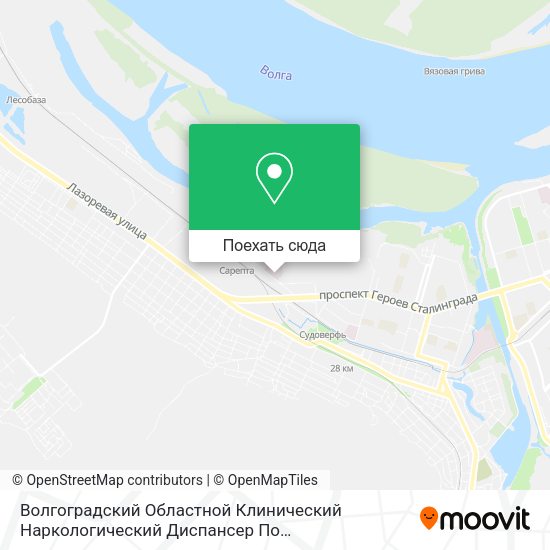 Карта Волгоградский Областной Клинический Наркологический Диспансер По Красноармейскому Району