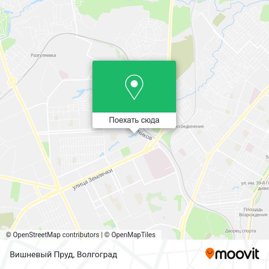 Карта Вишневый Пруд