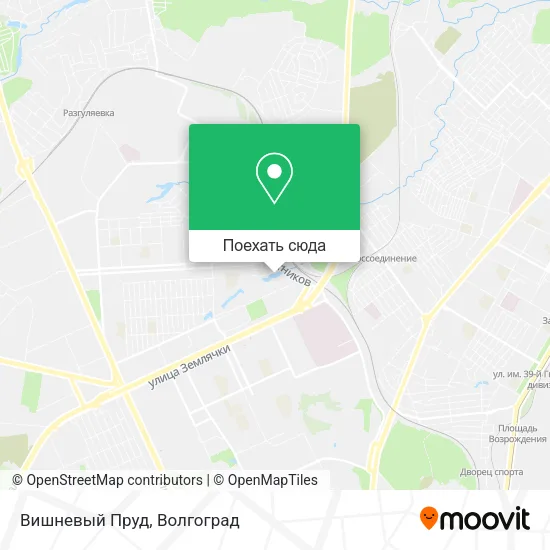 Карта Вишневый Пруд