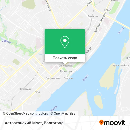 Карта Астраханский Мост