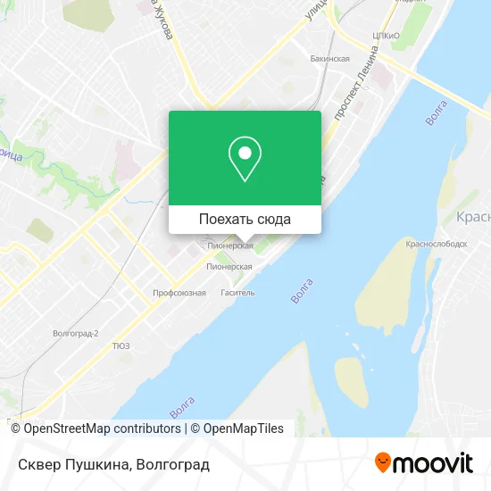 Карта Сквер Пушкина