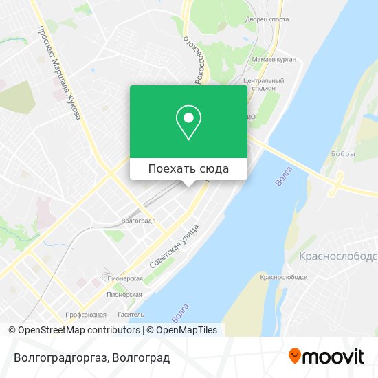Карта Волгоградгоргаз