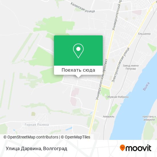 Карта Улица Дарвина