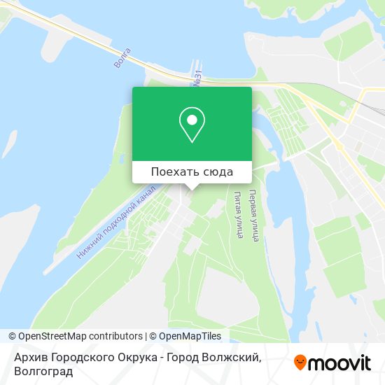 Карта Архив Городского Окрука - Город Волжский