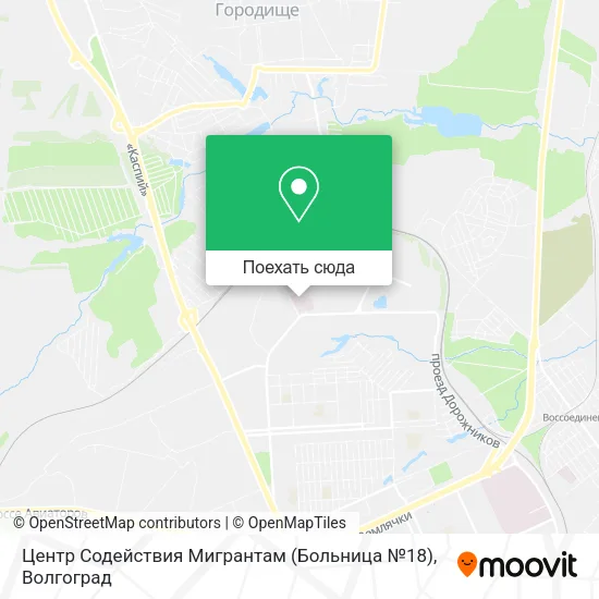 Карта Центр Содействия Мигрантам (Больница №18)