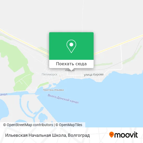 Карта Ильевская Начальная Школа