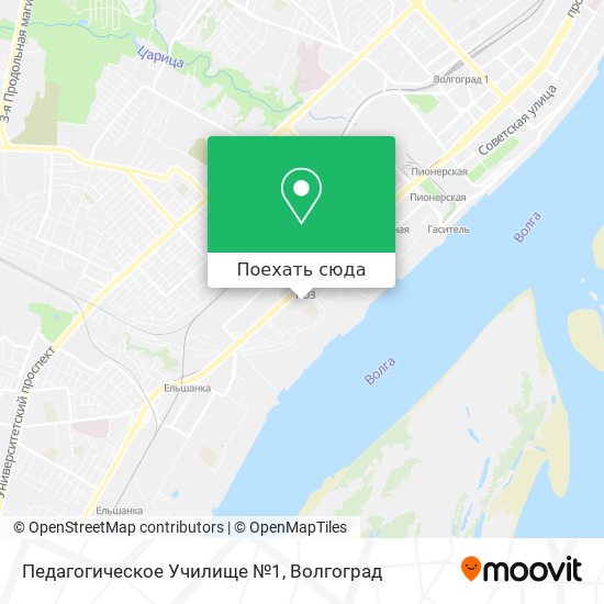 Карта Педагогическое Училище №1