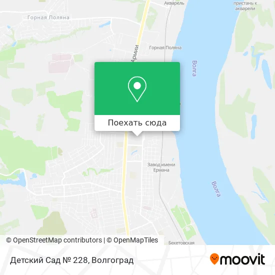 Карта Детский Сад № 228