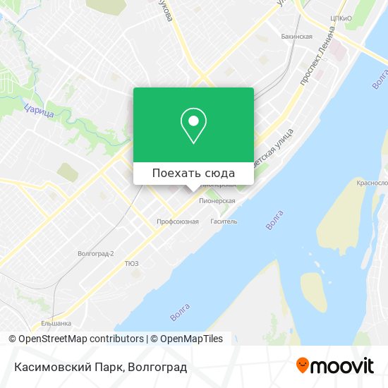 Карта Касимовский Парк