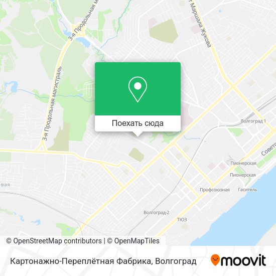 Карта Картонажно-Переплётная Фабрика