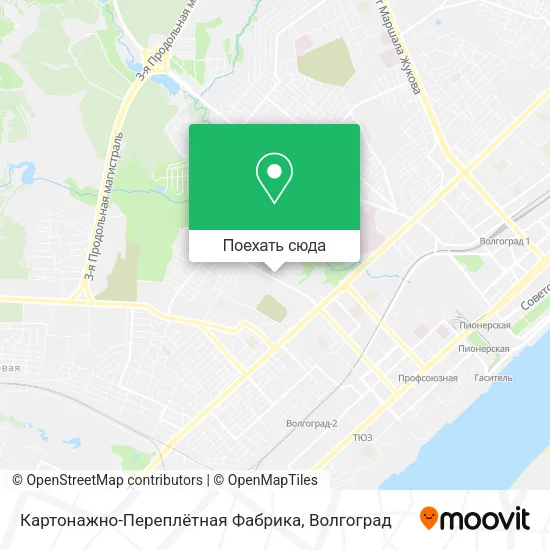 Карта Картонажно-Переплётная Фабрика