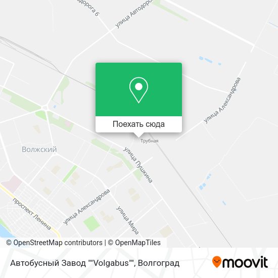 Карта Автобусный Завод ""Volgabus""