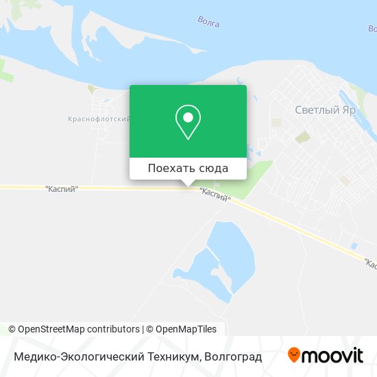 Карта Медико-Экологический Техникум