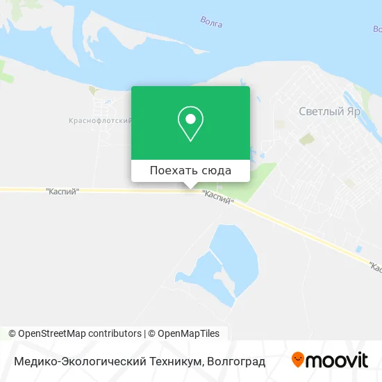Карта Медико-Экологический Техникум