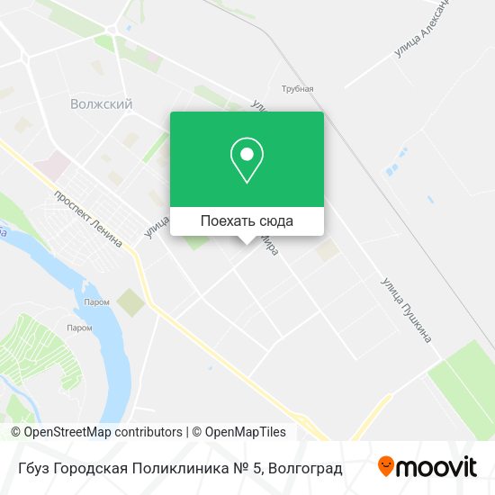 Карта Гбуз Городская Поликлиника № 5