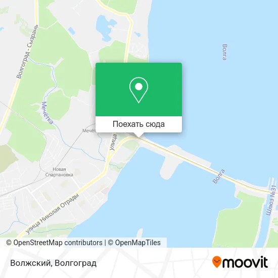Карта Волжский