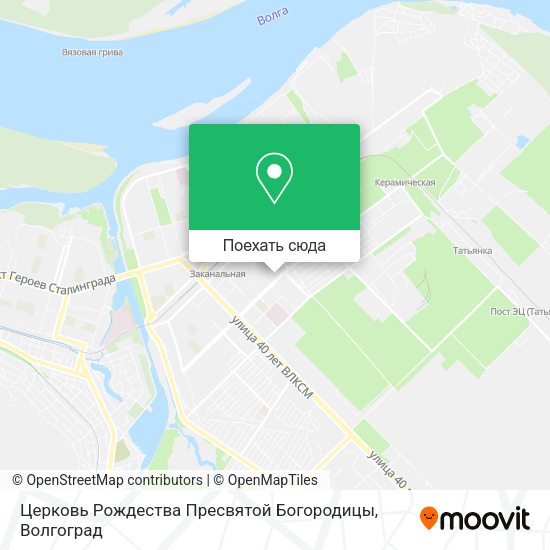 Карта Церковь Рождества Пресвятой Богородицы