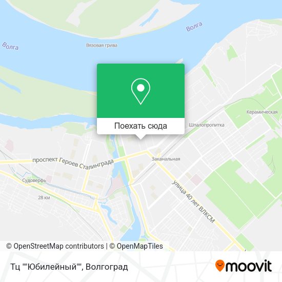 Карта Тц ""Юбилейный""