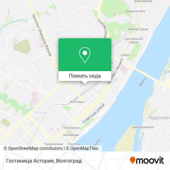Карта Гостиница Астория