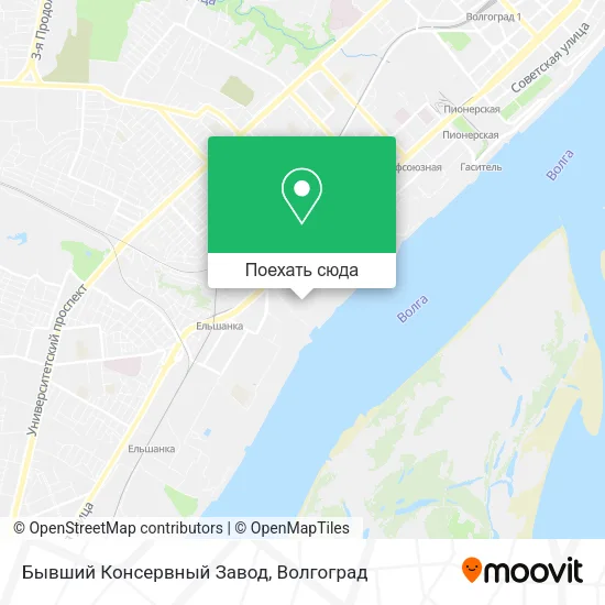 Карта Бывший Консервный Завод