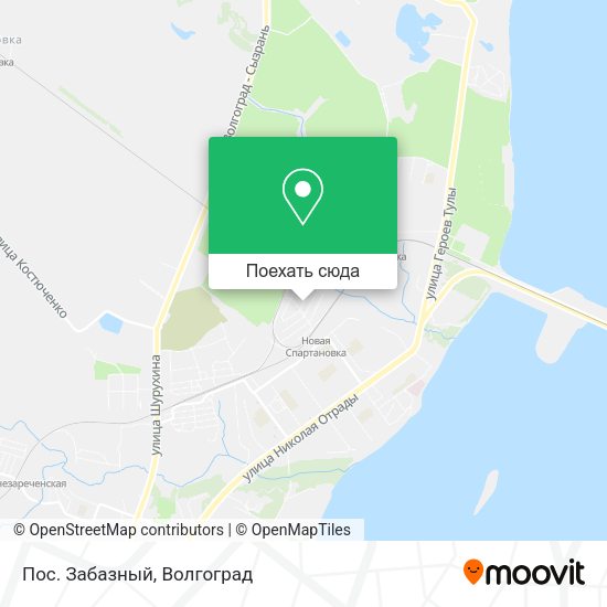Карта Пос. Забазный