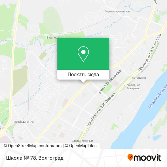 Карта Школа № 78