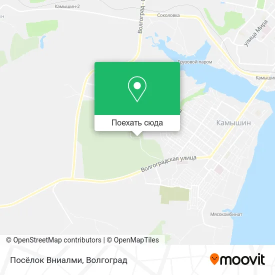 Карта Посёлок Вниалми