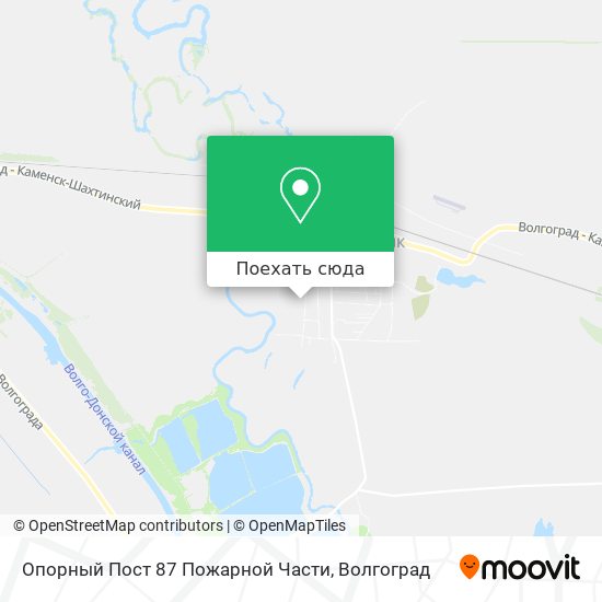 Карта Опорный Пост 87 Пожарной Части