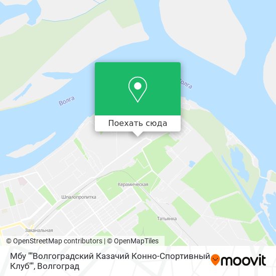 Карта Мбу ""Волгоградский Казачий Конно-Спортивный Клуб""
