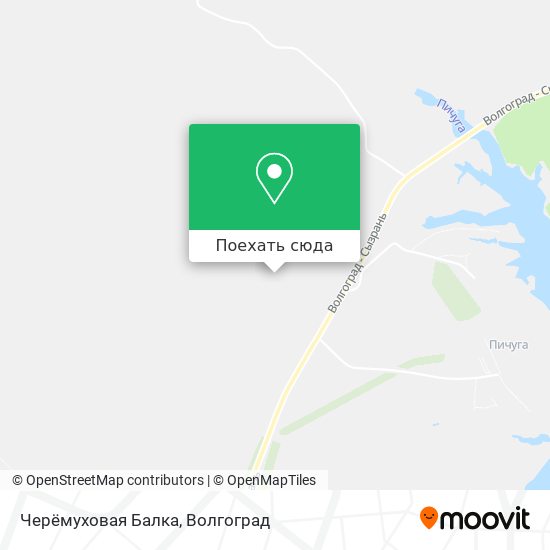 Карта Черёмуховая Балка
