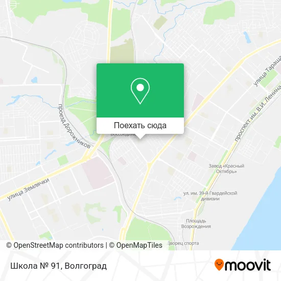 Карта Школа № 91