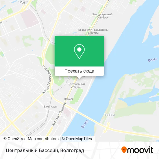 Карта Центральный Бассейн