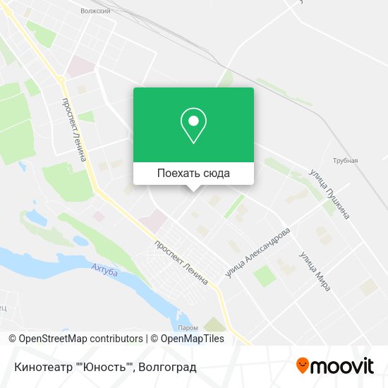 Карта Кинотеатр ""Юность""