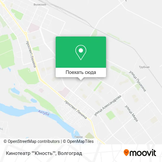 Карта Кинотеатр ""Юность""