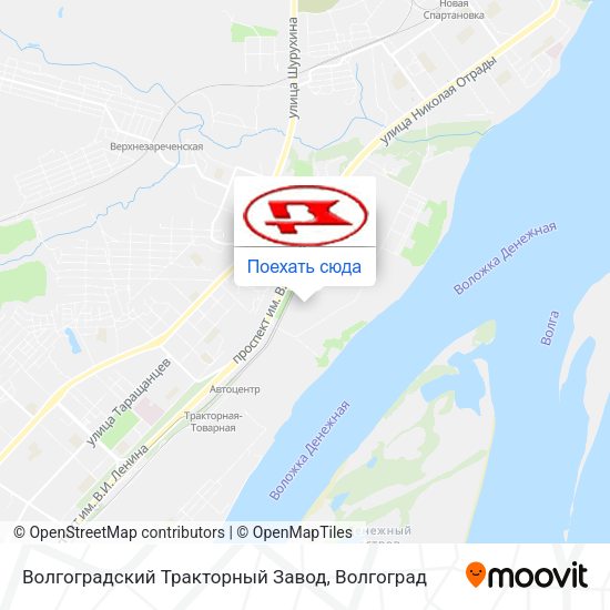 Карта Волгоградский Тракторный Завод