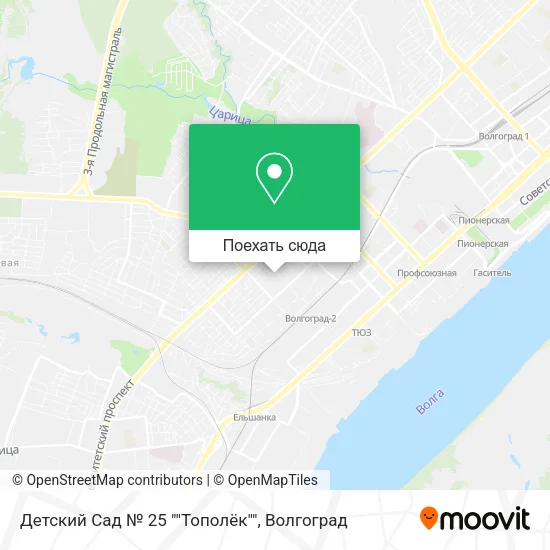 Карта Детский Сад № 25 ""Тополёк""
